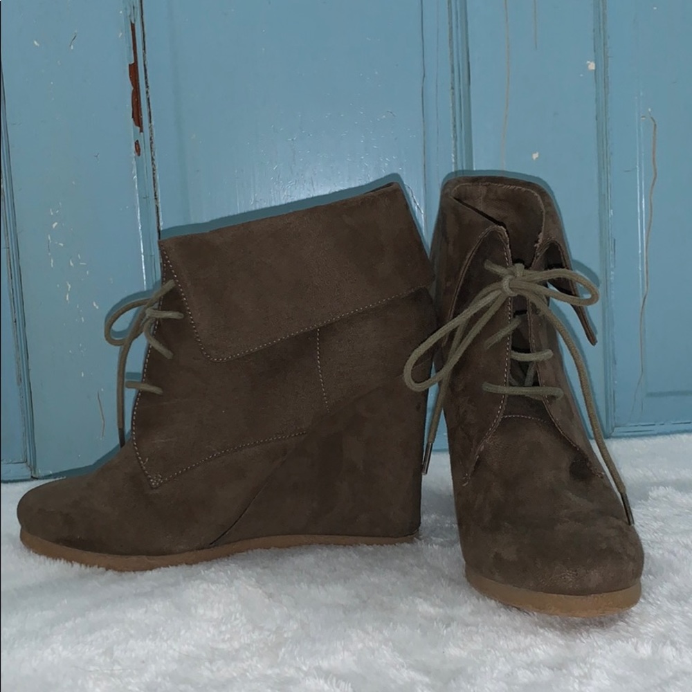 Wedged Boots Booties